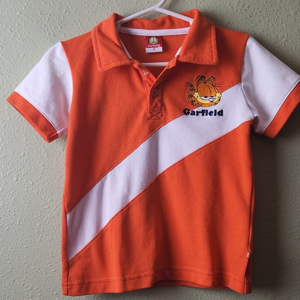 Garfield Boys Polo Size 2